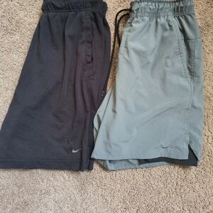 Nike Dri-FIT Black and Gray Shorts